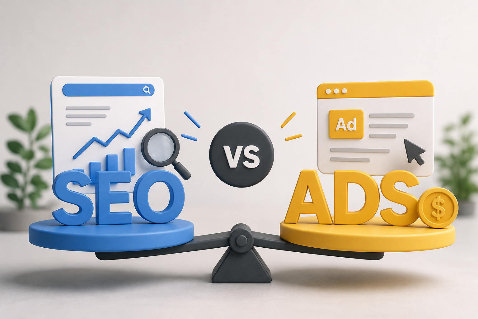SEO vs Google Ads — kumba valida ja millal?